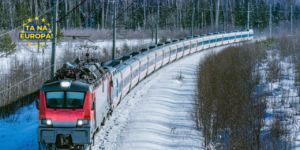 Europa aposta em viagens de trem no inverno de 2025