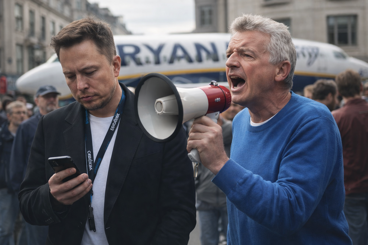 Elon Musk provoca Ryanair e gera debate sobre tecnologia e poder